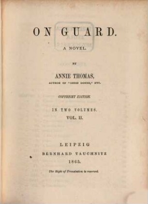 On guard : a novel, 2
