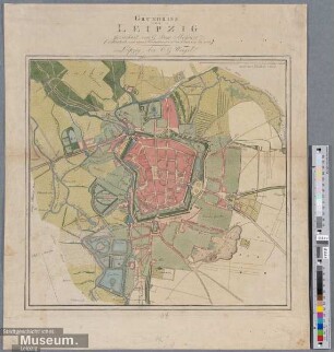 Grundriss von Leipzig