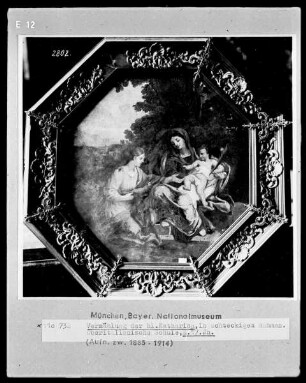 Die heilige Katharina wählt die Dornenkrone