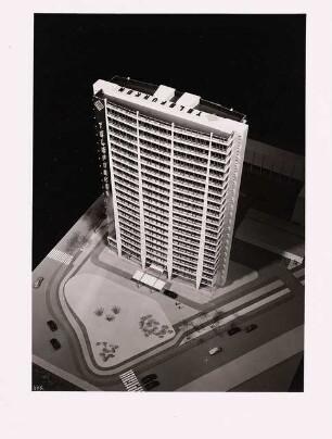 Telefunken-Hochhaus, Berlin-Charlottenburg: Modellansicht