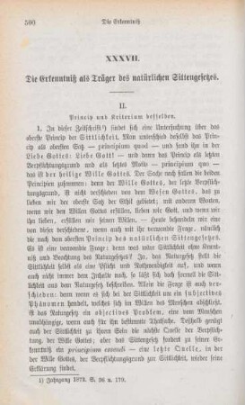 500-510 Die Erkenntniß als Träger des natürlichen Sittengesetzes