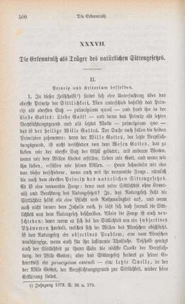 500-510 Die Erkenntniß als Träger des natürlichen Sittengesetzes