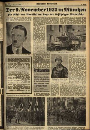 Dritte Ausgabe vom Donnerstag, den 09. November 1933.