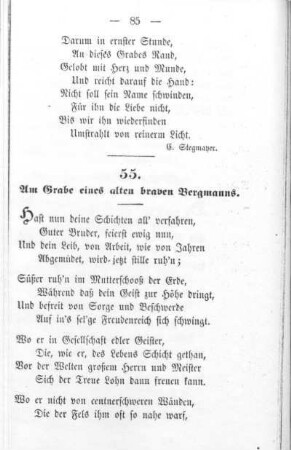 55. Hast nun deine Schichten all' verfahren