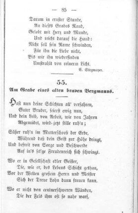 55. Hast nun deine Schichten all' verfahren