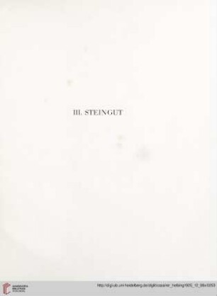III. Steingut (Nr. 166-168)