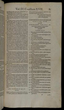 Consilium XVIII.