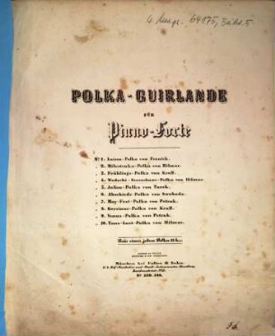 Polka-Guirlande : für Piano-Forte. 4, Wzdechi-Sereschane-Polka von Hilmar