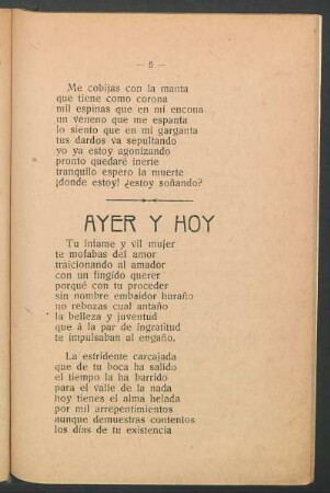 Ayer y hoy