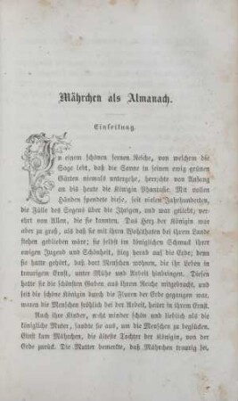 Mährchen als Almanach