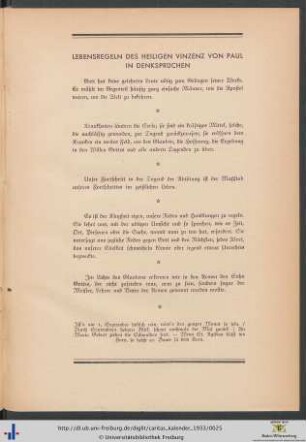 Lebensregeln.