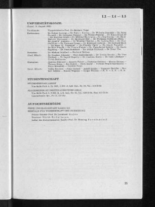 I.5 Aufsichtsbehörde