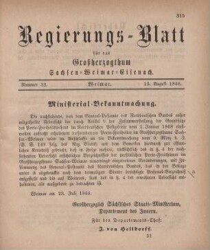 Nr. 32 : 13. August 1868