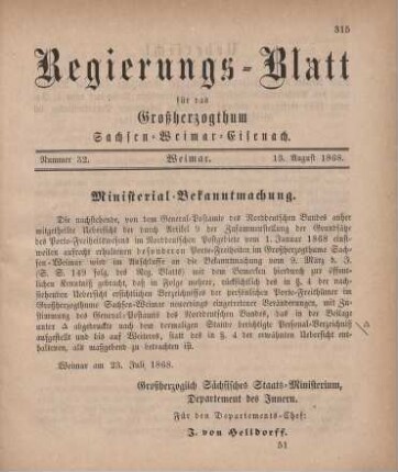 Nr. 32 : 13. August 1868