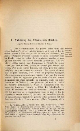 Epochen der französischen Geschichte : Ein Lesebuch für die obere Stufe des Unterrichts im Französischen an Gymnasien und Realschulen, mit Anmerkungen vom Dr. Friedrich Glauning. Mit einem Plan des alten Paris. A. m. französ. Titel