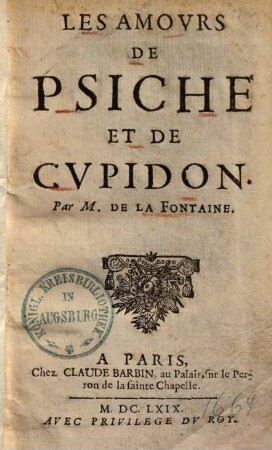 Les amours de Psiche et de Cupidon