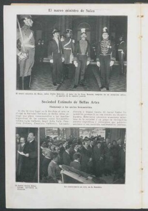 Sociedad Estímulo de Bellas Artes : Homenaje a los socios beneméritos