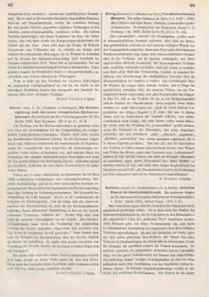 88-89 [Rezension] Reimann, Arnold, Sebastian Franck als Geschichtsphilosoph
