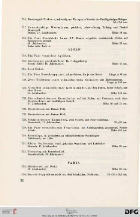 Varia (Nr. 733-857)
