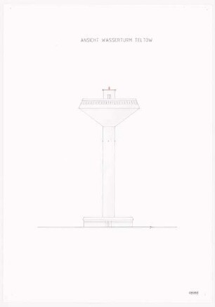Wasserturm, Teltow Schinkelwettbewerb 1995: Ansicht