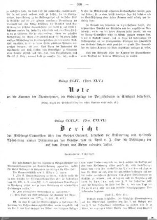 Beilagen zu Protokoll, 146. Sitzung