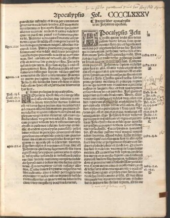 Incipit liber apocalypsis beati Iohannis apostoli.