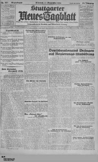 Stuttgarter neues Tagblatt : südwestdeutsche Handels- und Wirtschafts-Zeitung