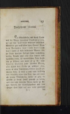 Funfzehntes Kapitel.