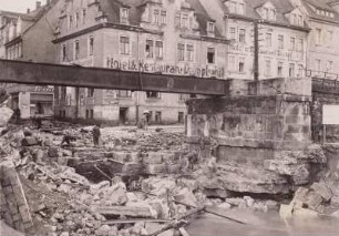 Pirna nach dem verheerenden Hochwasser vom 24. Juli 1957 : Pirna, Unwetterkatastrophe