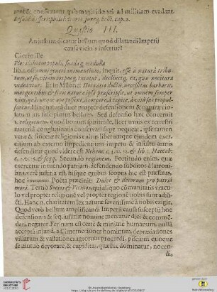 Quaestio III