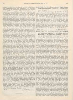 368 [Rezension] Wordsworth, Chr., The precedence of English bishops and the provincial chapter