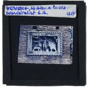 Venedig, SS. Giovanni e Paolo (San Zanipolo) : Fassadendetail (Danielrelief)