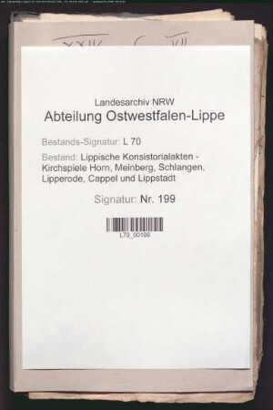 Persönliche Angelegenheiten der Pastoren