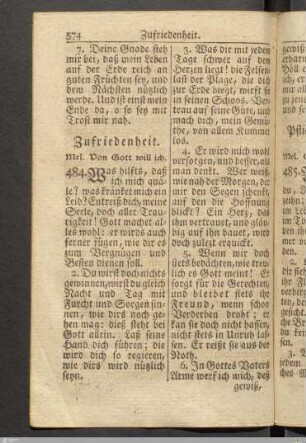 Zufriedenheit.