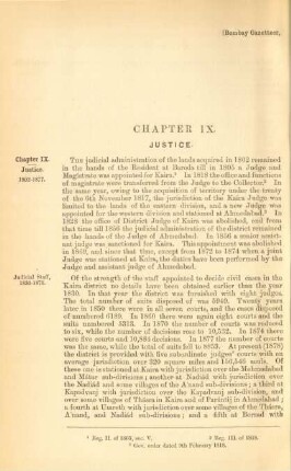 Chapter IX. Justice