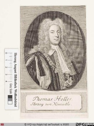 Bildnis Thomas Pelham-Holles, 1715 1. Duke of Newcastle