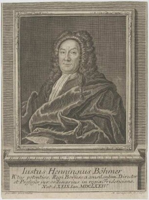 Bildnis des Iustus Henningius Böhmer