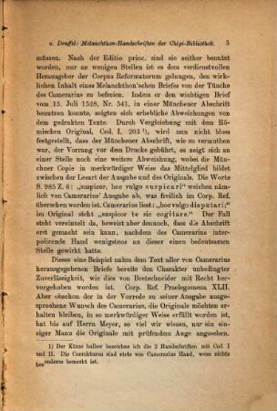 Die Melanchthon-Handschriften der Chigi-Bibliothek