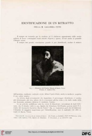 23: Identificazione di un ritratto nella R. Galleria Pitti