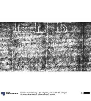 Buchstaben (zweikonturig): [...]EB (Fragment)