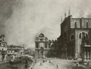 Der Platz vor St. Giovanni e Paolo in Venedig
