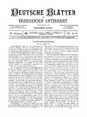 Laubentwicklung