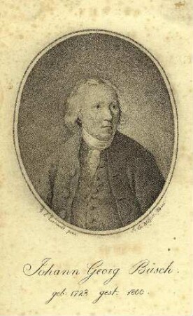 Bildnis von Johann Georg Büsch (1728-1800)