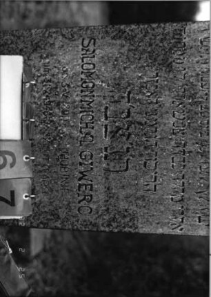 Grabstein 67 (Detailaufnahme 2)