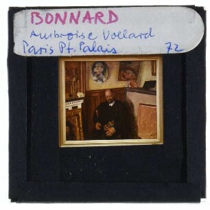 Bonnard, Porträt des Ambroise Vollard mit Katze