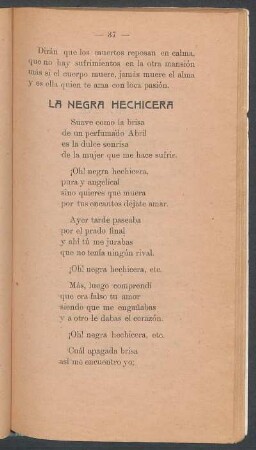 La negra hechicera