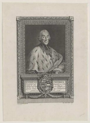 Bildnis des Maximilian Friedrich, Erzbischof un Churfürst zu Cölln