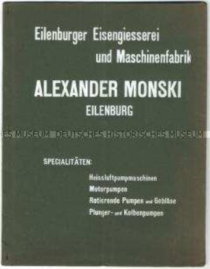 Eilenburger Eisengiesserei und Maschinenfabrik Alexander Monski