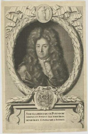Bildnis des Samuel Liber Baro de Pufendorf