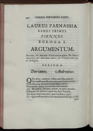 Laurus Parnassia